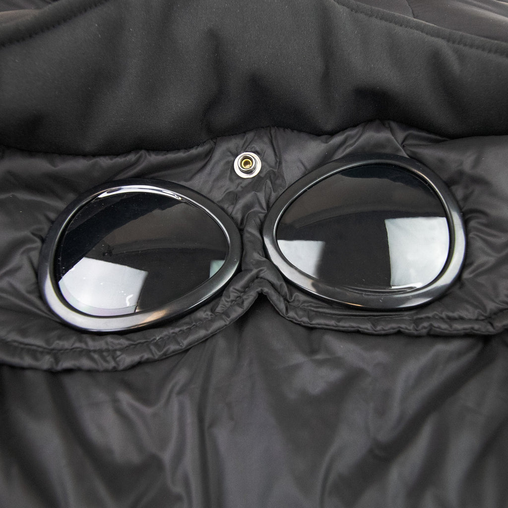 Cp Company Down Front Knitted Jacket Black 999
