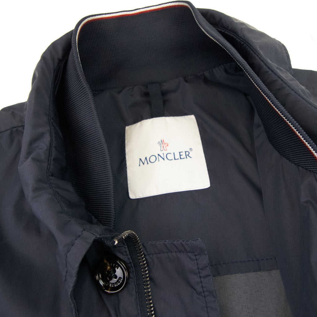 Moncler Lionel Long Jacket Navy