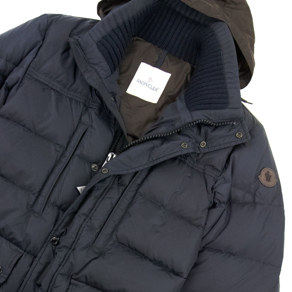 Moncler Double Collar Jacket Navy