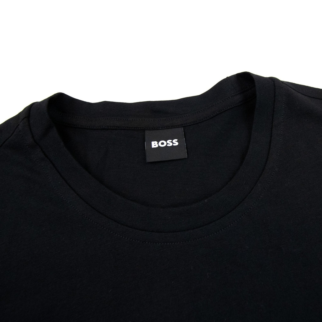 Hugo Boss Organic-cotton Underwear T-shirt With Stripes And Black