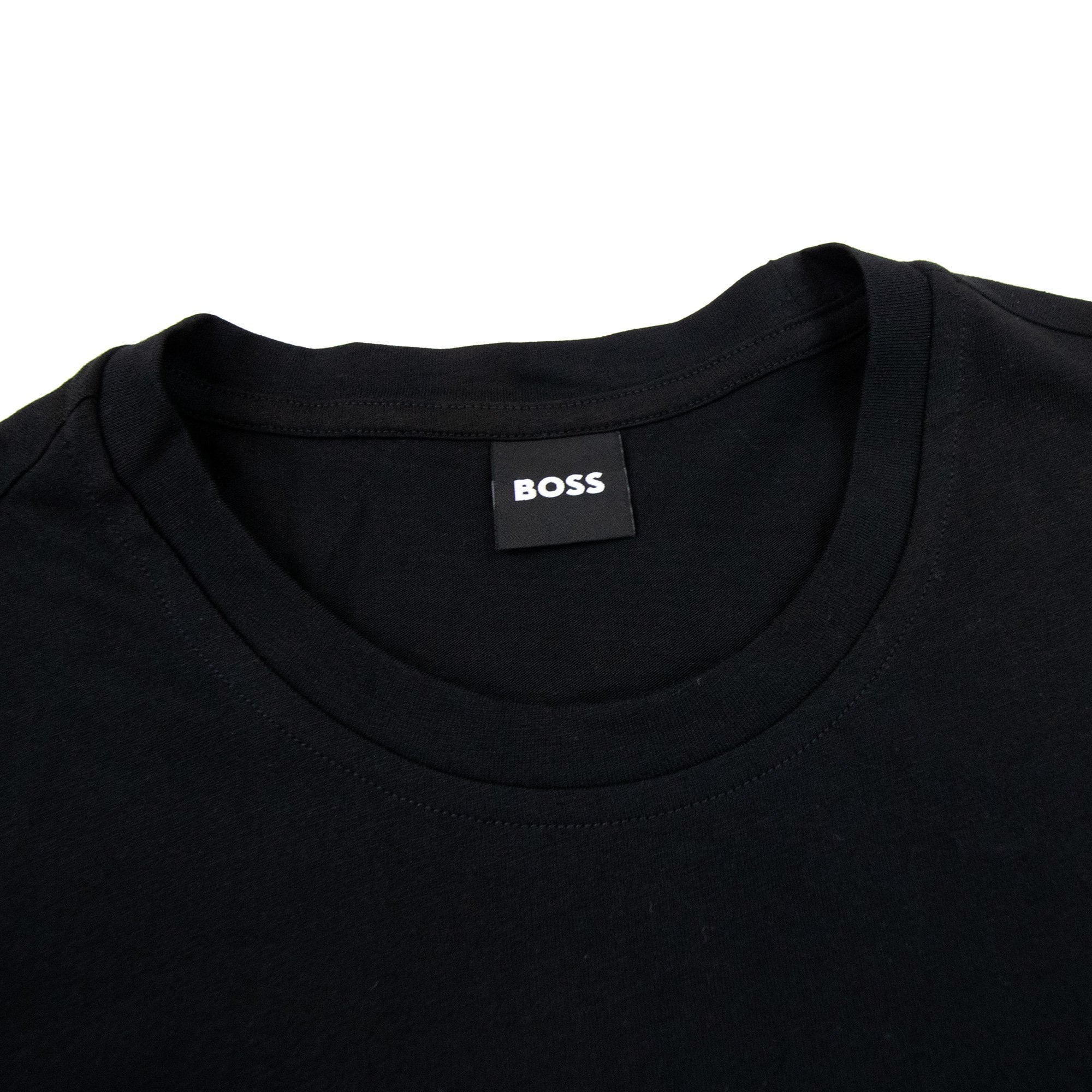 Hugo Boss Organic-cotton Underwear T-shirt With Stripes And Black