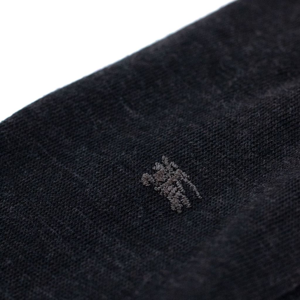 Burberry Horse Logo Merino Sock Dark Grey