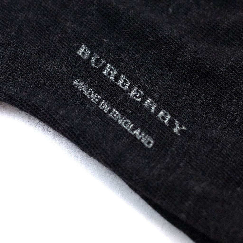 Burberry Horse Logo Merino Sock Dark Grey