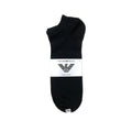 Emporio Armani 3 Pack Trainer Socks Black/red