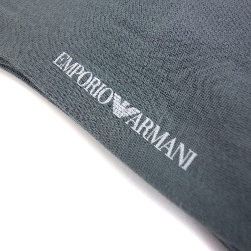 Emporio Armani 3 Pack Cotton Socks Grey