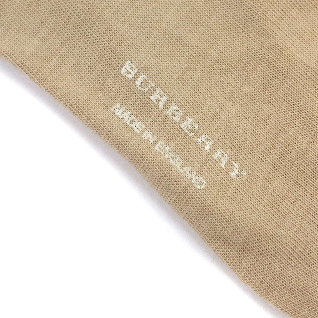 Burberry Horse Logo Merino Sock Beige