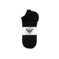 Emporio Armani 3 Pack Trainer Socks Black White Grey