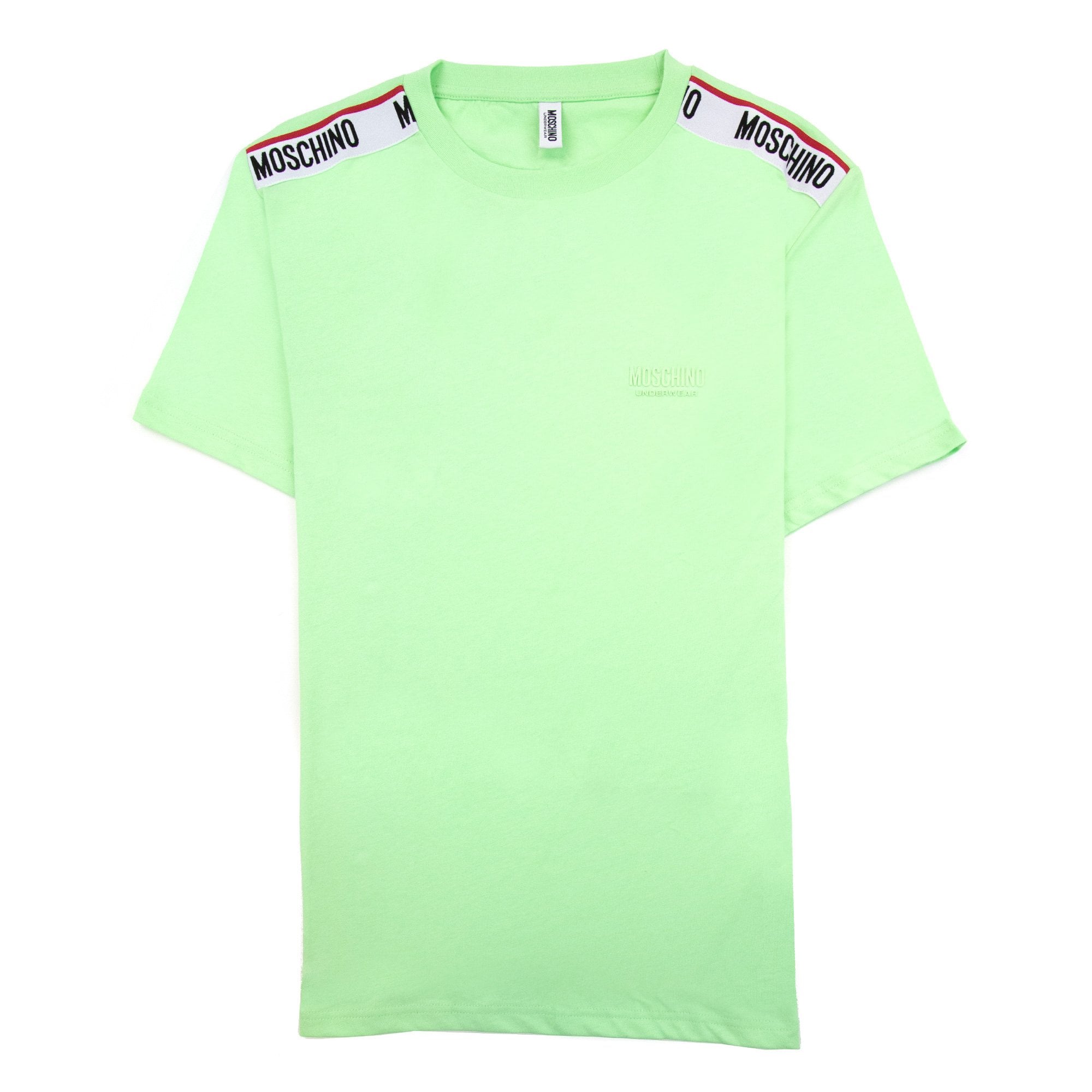 Moschino Underwear Tape Logo T-shirt Green 0449