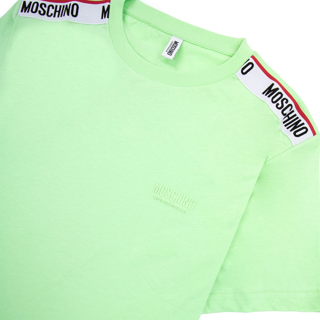 Moschino Underwear Tape Logo T-shirt Green 0449