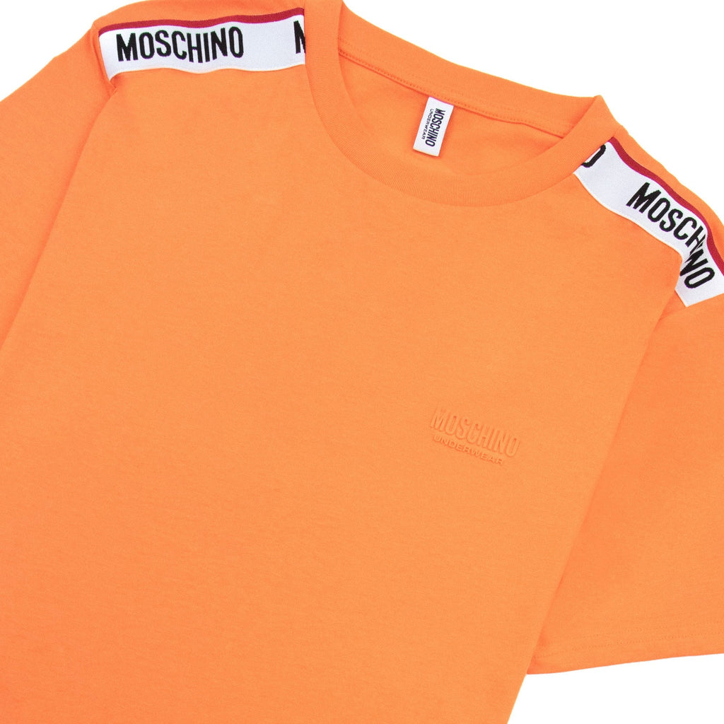 Moschino Underwear Tape Logo T-shirt Orange 0035