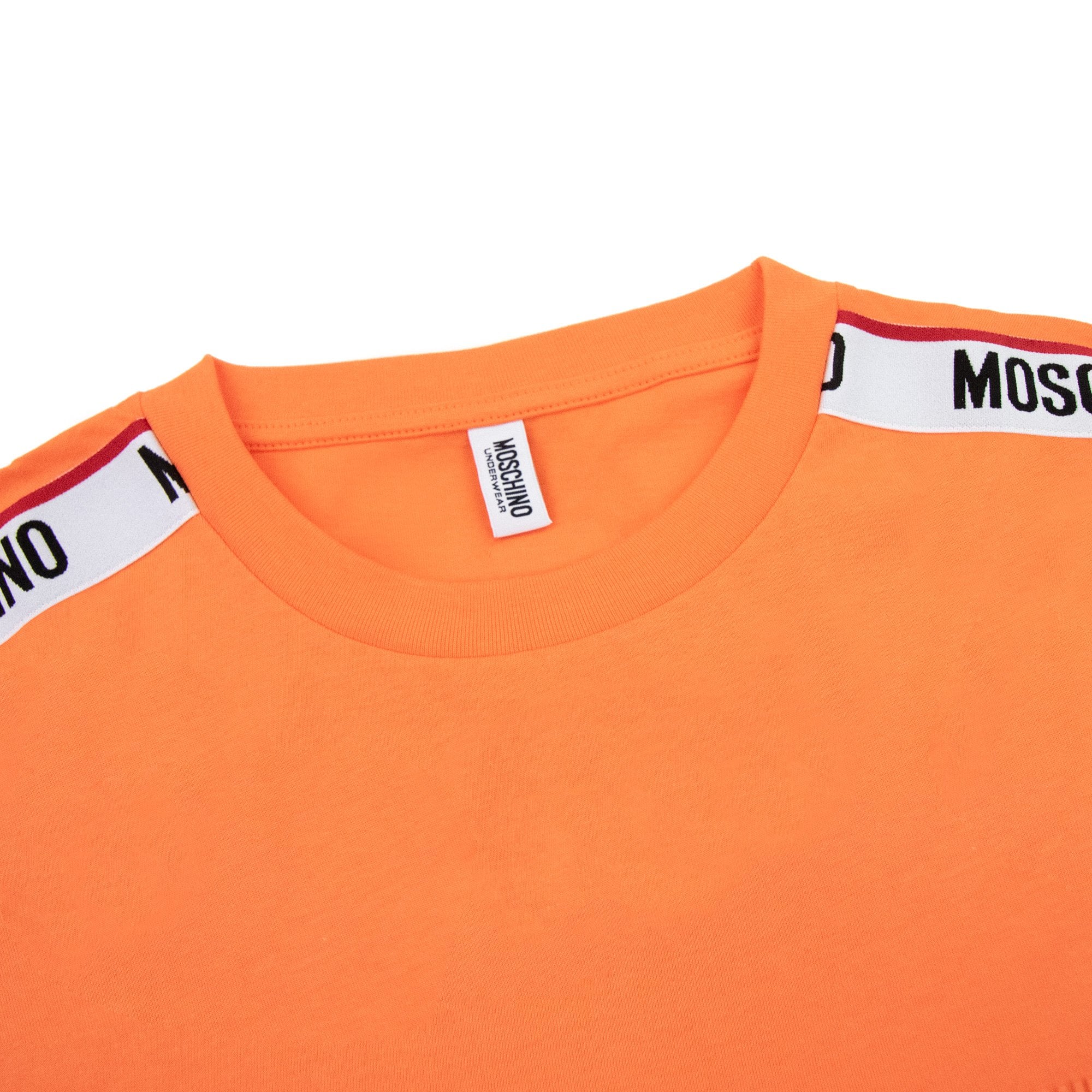 Moschino Underwear Tape Logo T-shirt Orange 0035