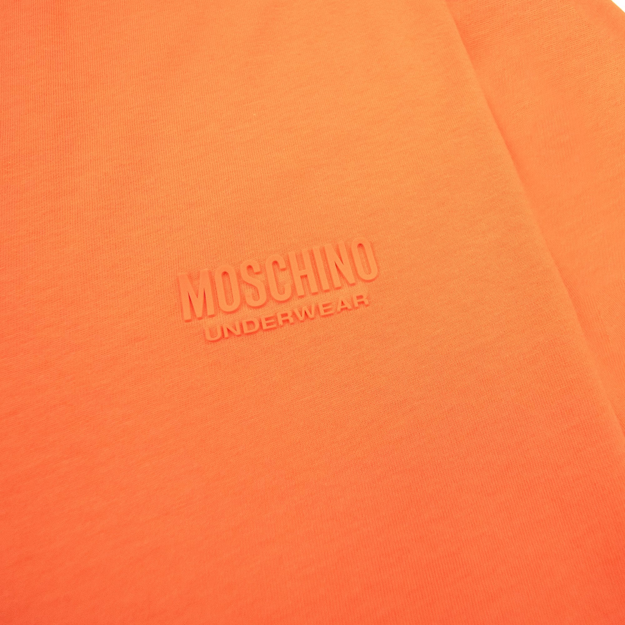Moschino Underwear Tape Logo T-shirt Orange 0035