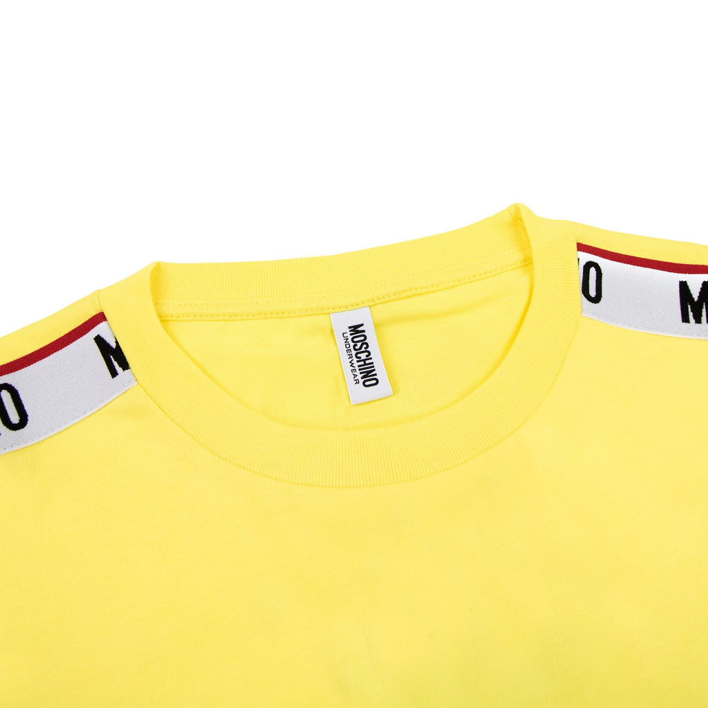 Moschino Underwear Tape Logo T-shirt Yellow 0021