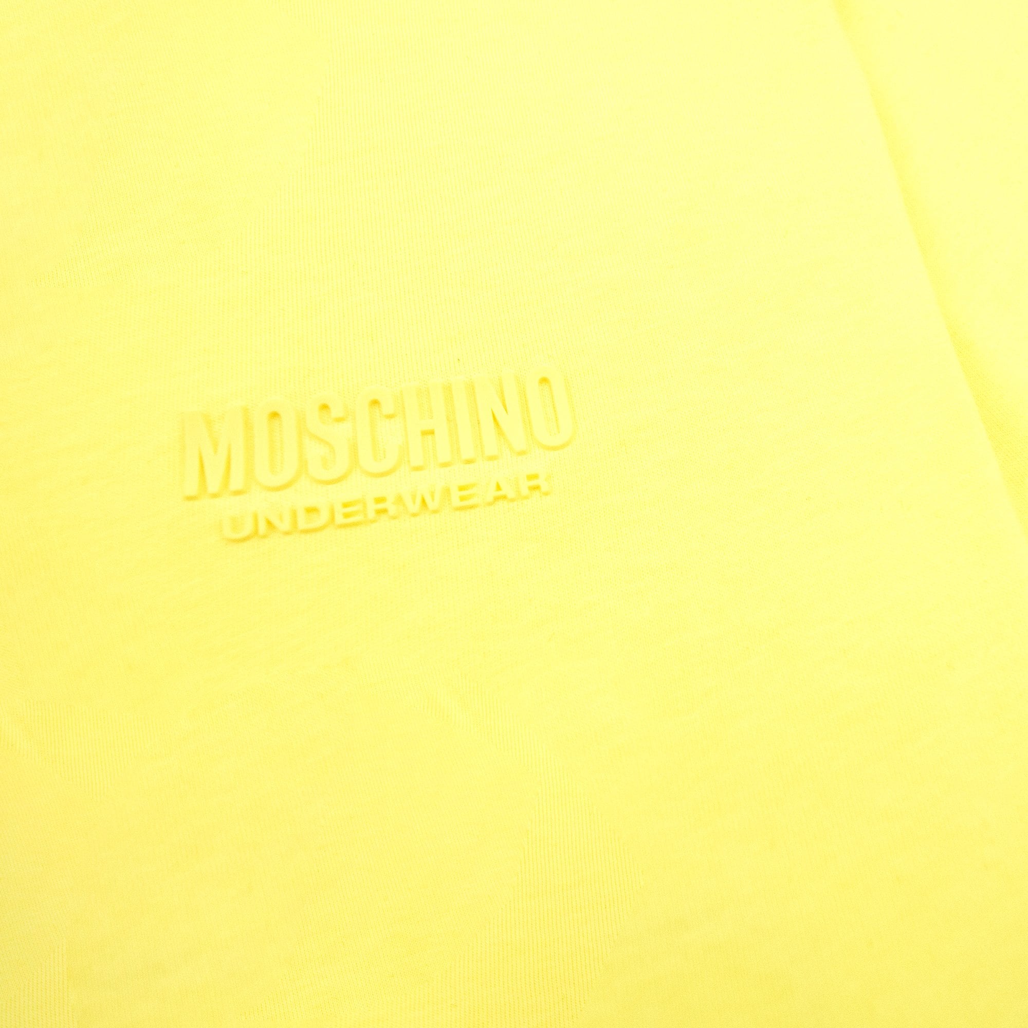 Moschino Underwear Tape Logo T-shirt Yellow 0021