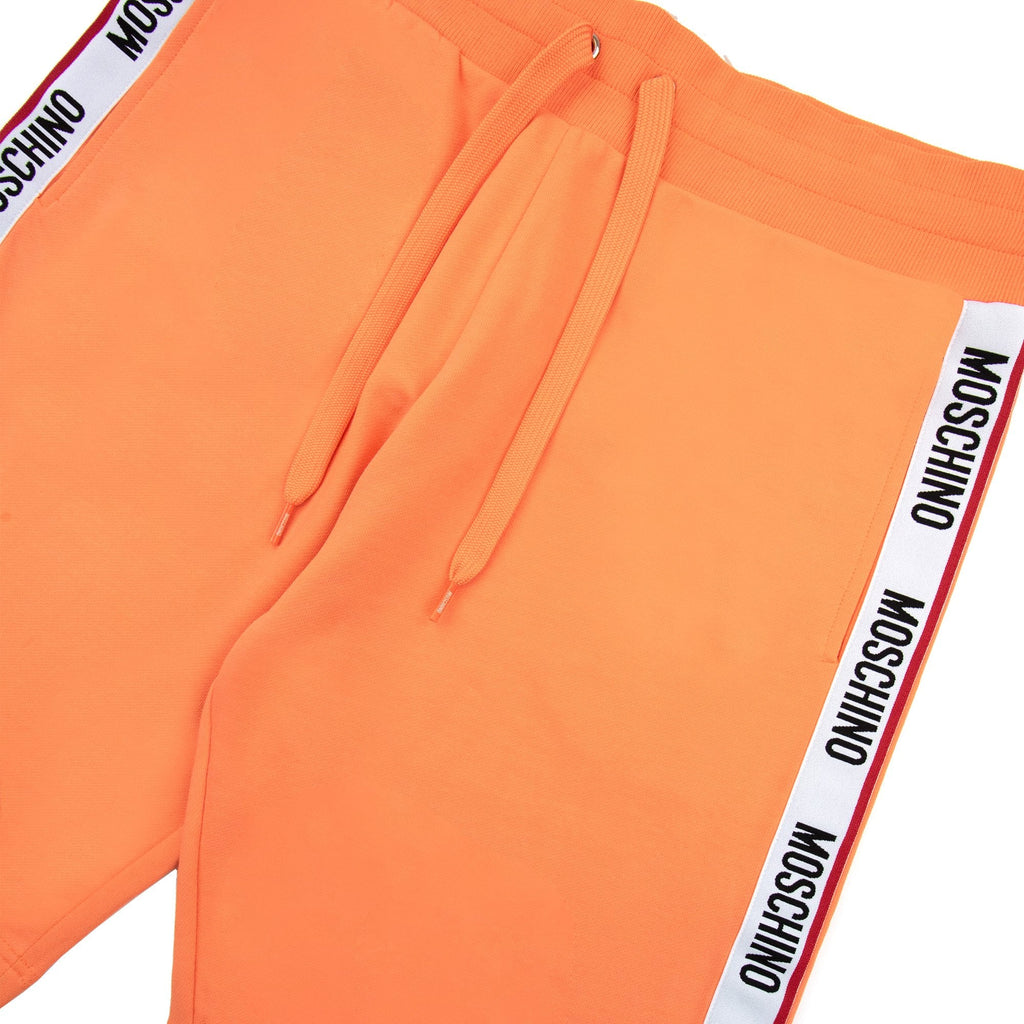 Moschino Underwear Logo Tape Shorts Orange 0035