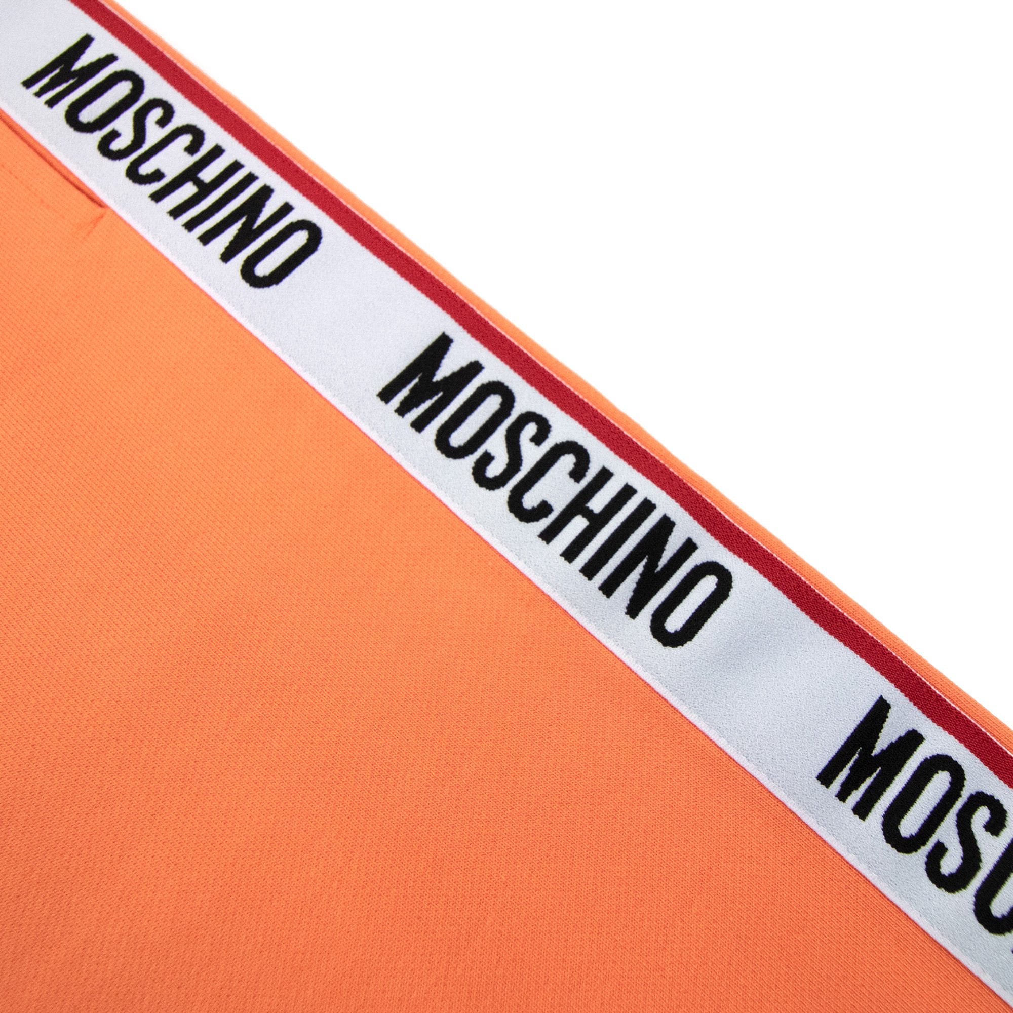Moschino Underwear Logo Tape Shorts Orange 0035