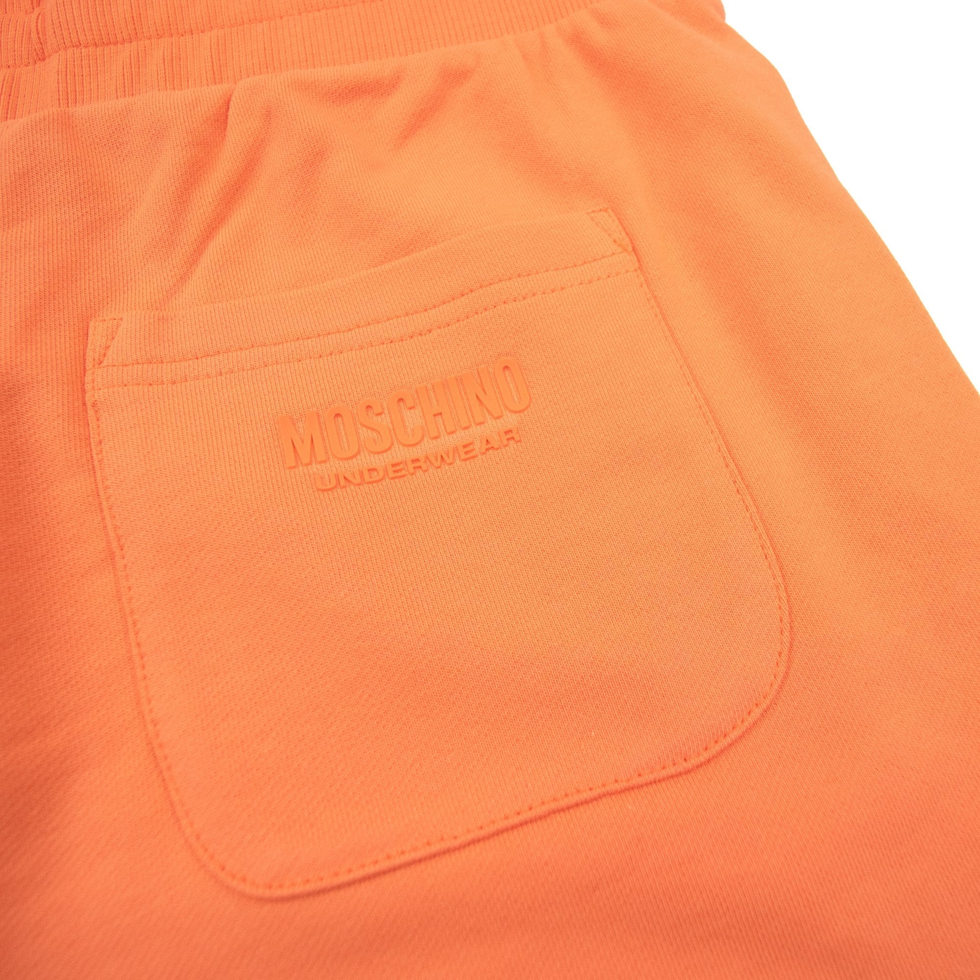 Moschino Underwear Logo Tape Shorts Orange 0035