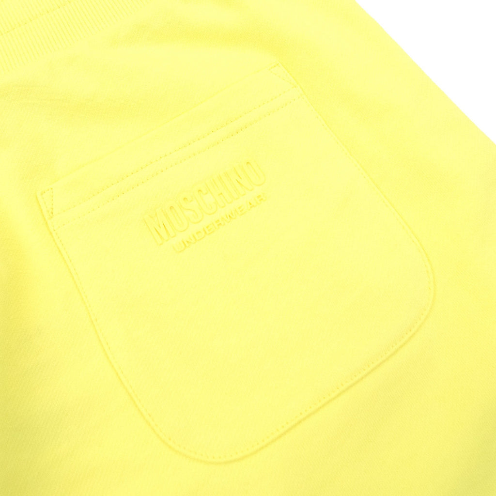 Moschino Underwear Logo Tape Shorts Yellow 0021