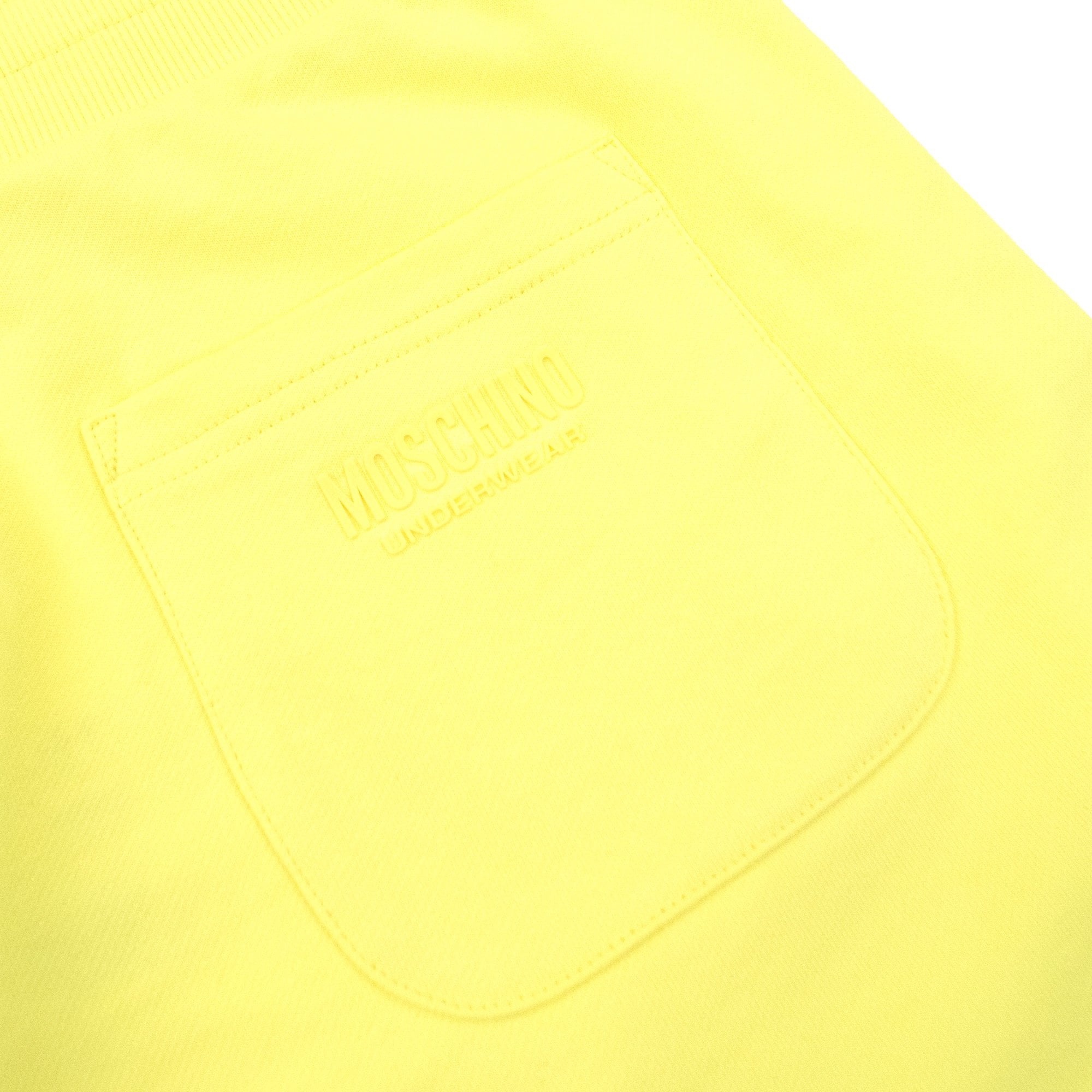 Moschino Underwear Logo Tape Shorts Yellow 0021
