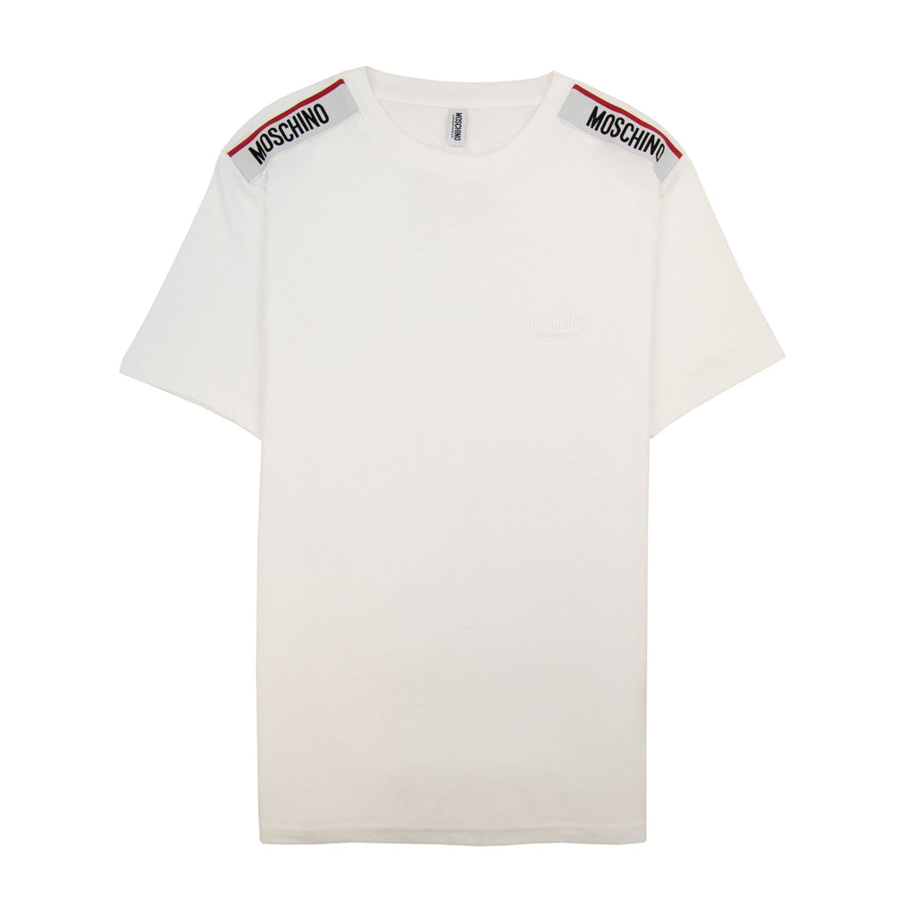 Moschino Underwear Tape Logo T-shirt White