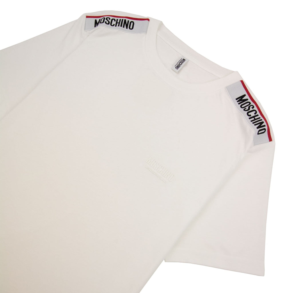 Moschino Underwear Tape Logo T-shirt White