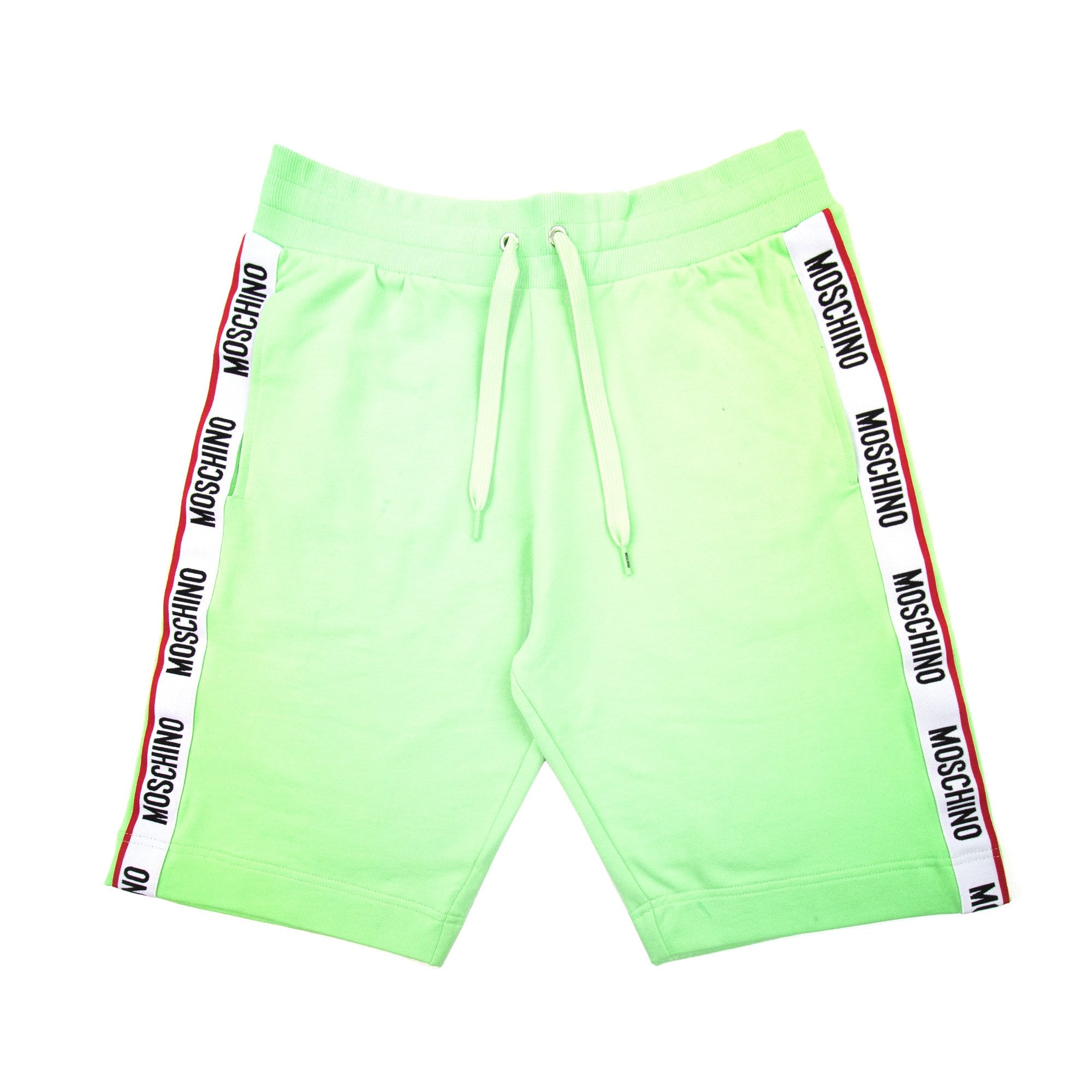 Moschino Underwear Logo Tape Shorts Green 0449