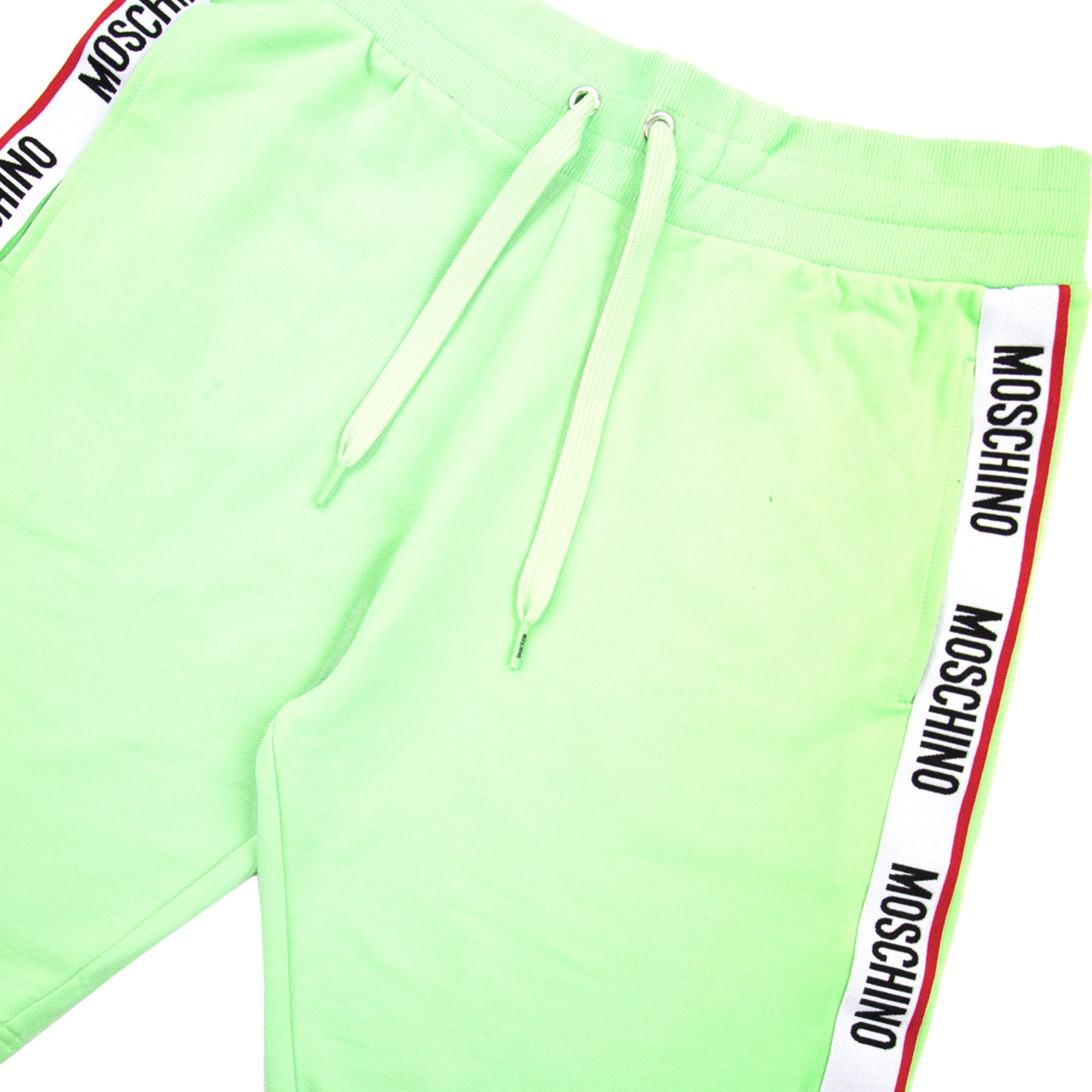 Moschino Underwear Logo Tape Shorts Green 0449