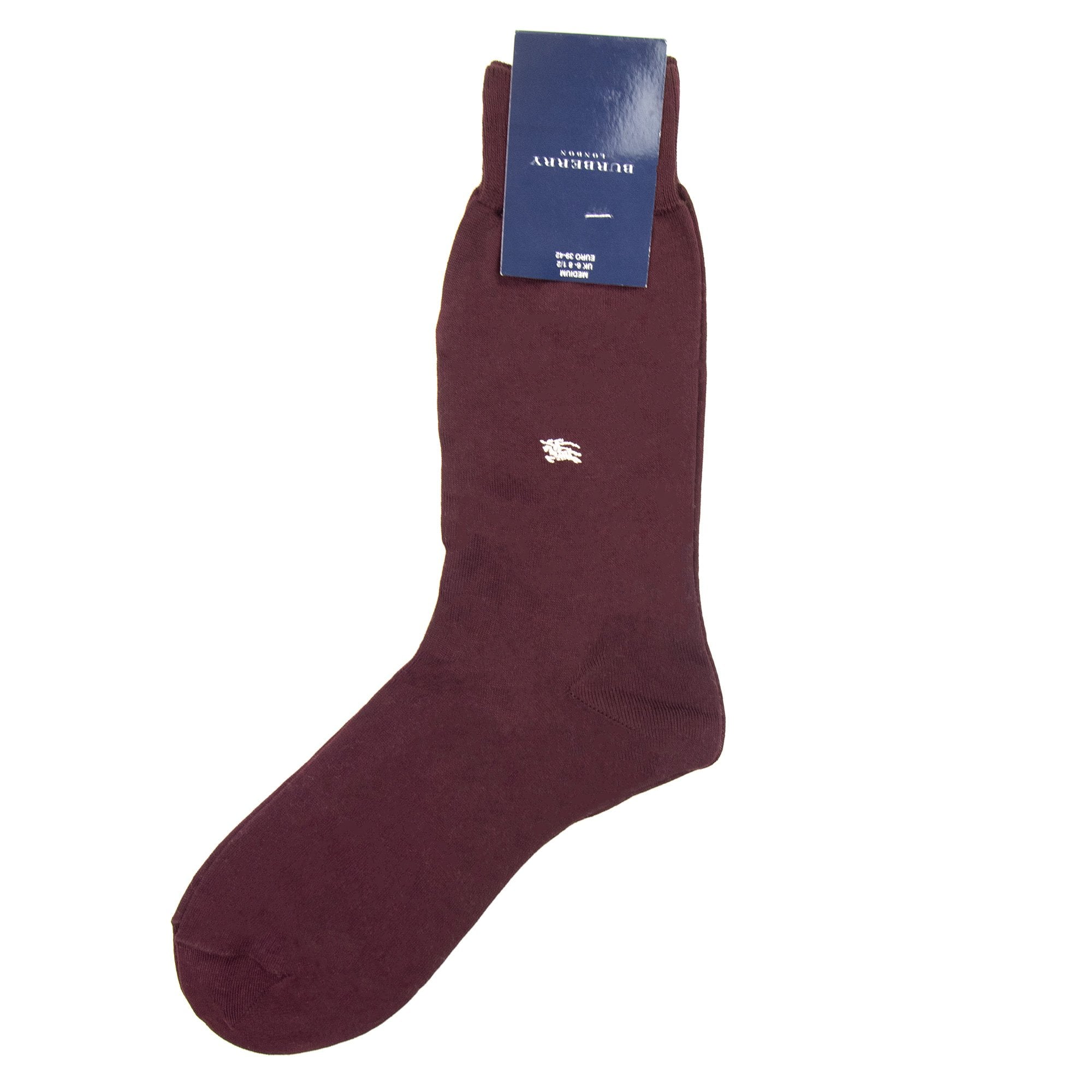 Burberry Horse Logo Merino Sock Wine