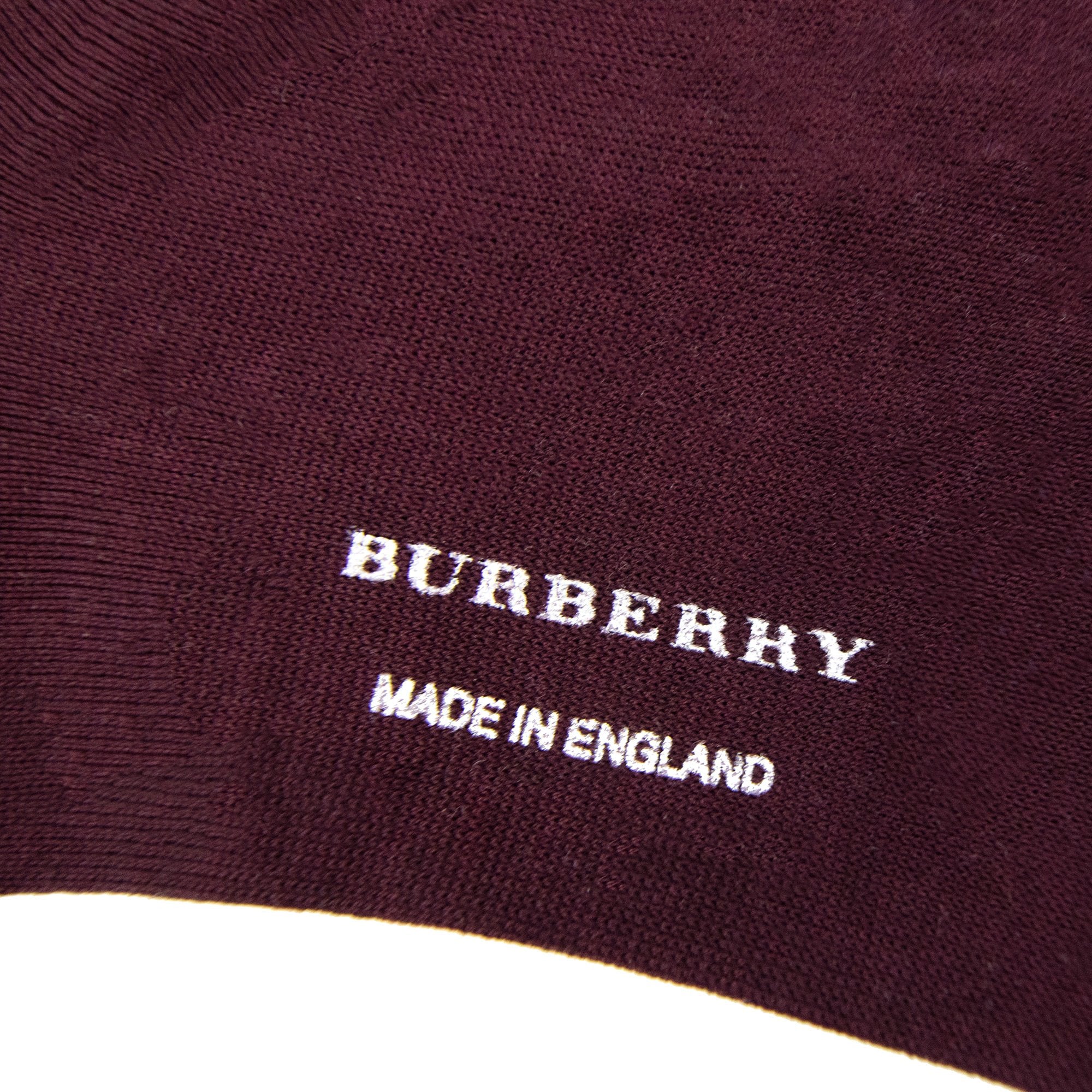 Burberry Horse Logo Merino Sock Wine