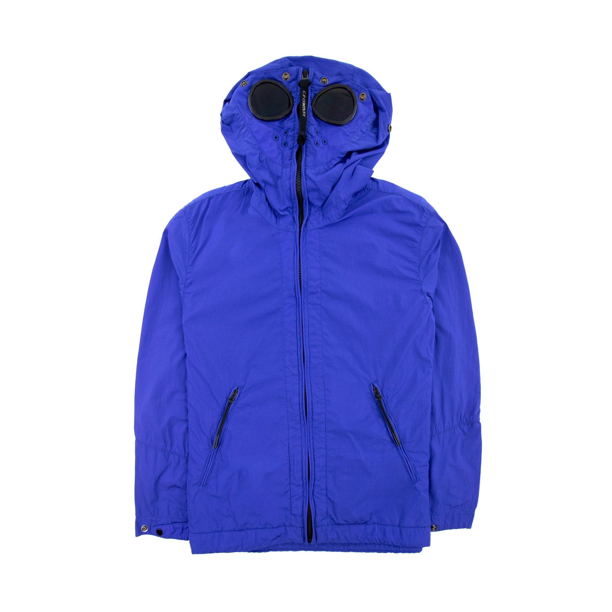 Cp Company Undersixteen Chrome Hoodied Goggle Jacket Blue 854