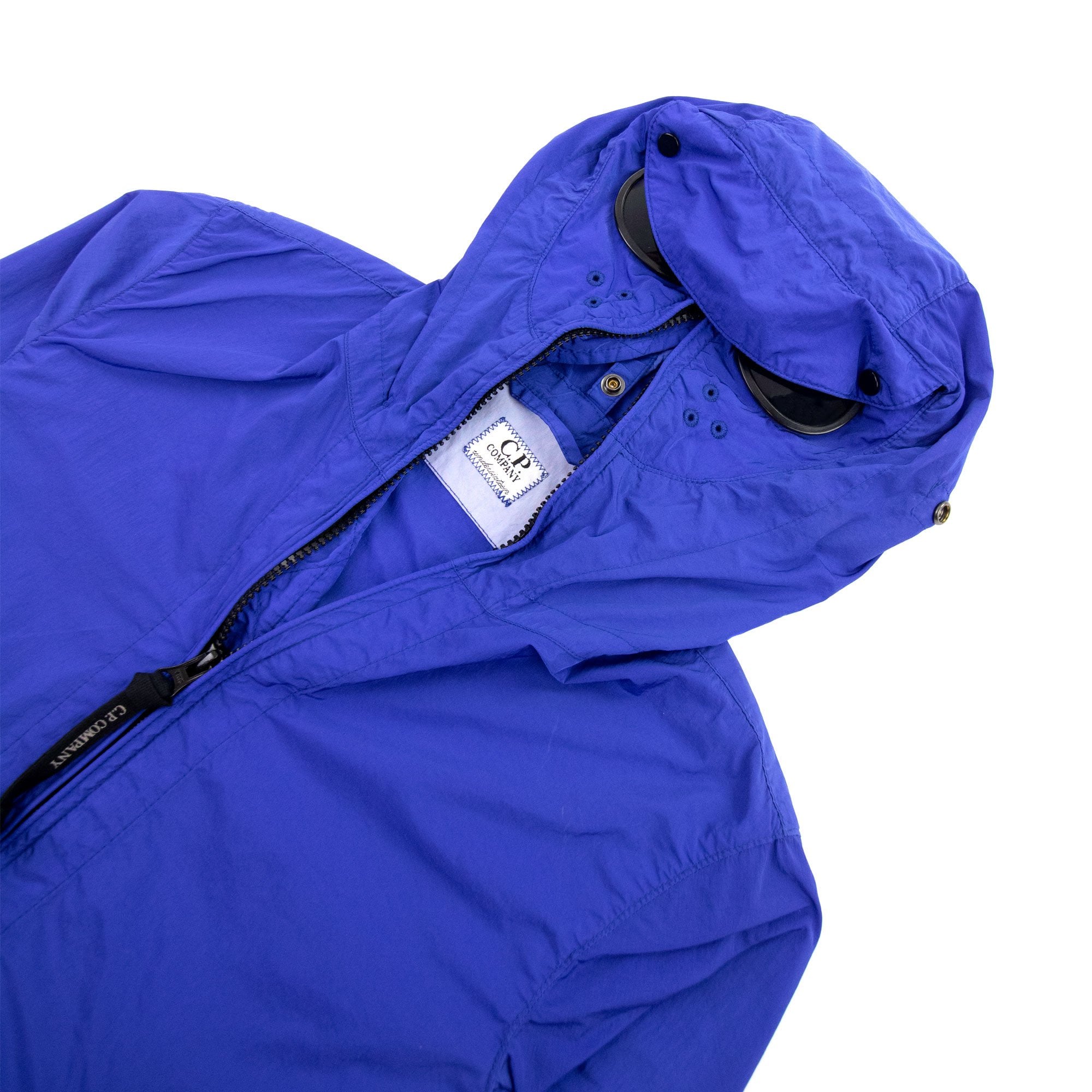 Cp Company Undersixteen Chrome Hoodied Goggle Jacket Blue 854