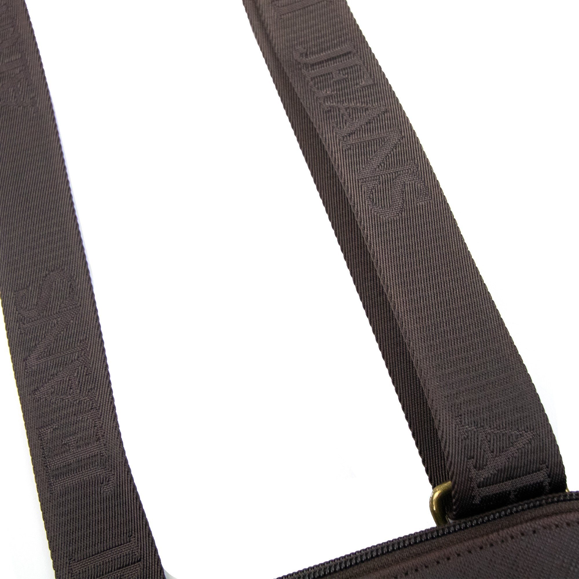 Armani Jeans Aj Metal Logo Messenger Bag Brown