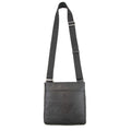 Emporio Armani Ea Stamp Logo Leather Bag Black