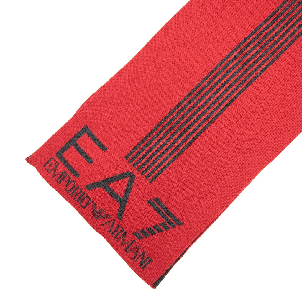 EA7 Montain Logo Scarf Candy Red