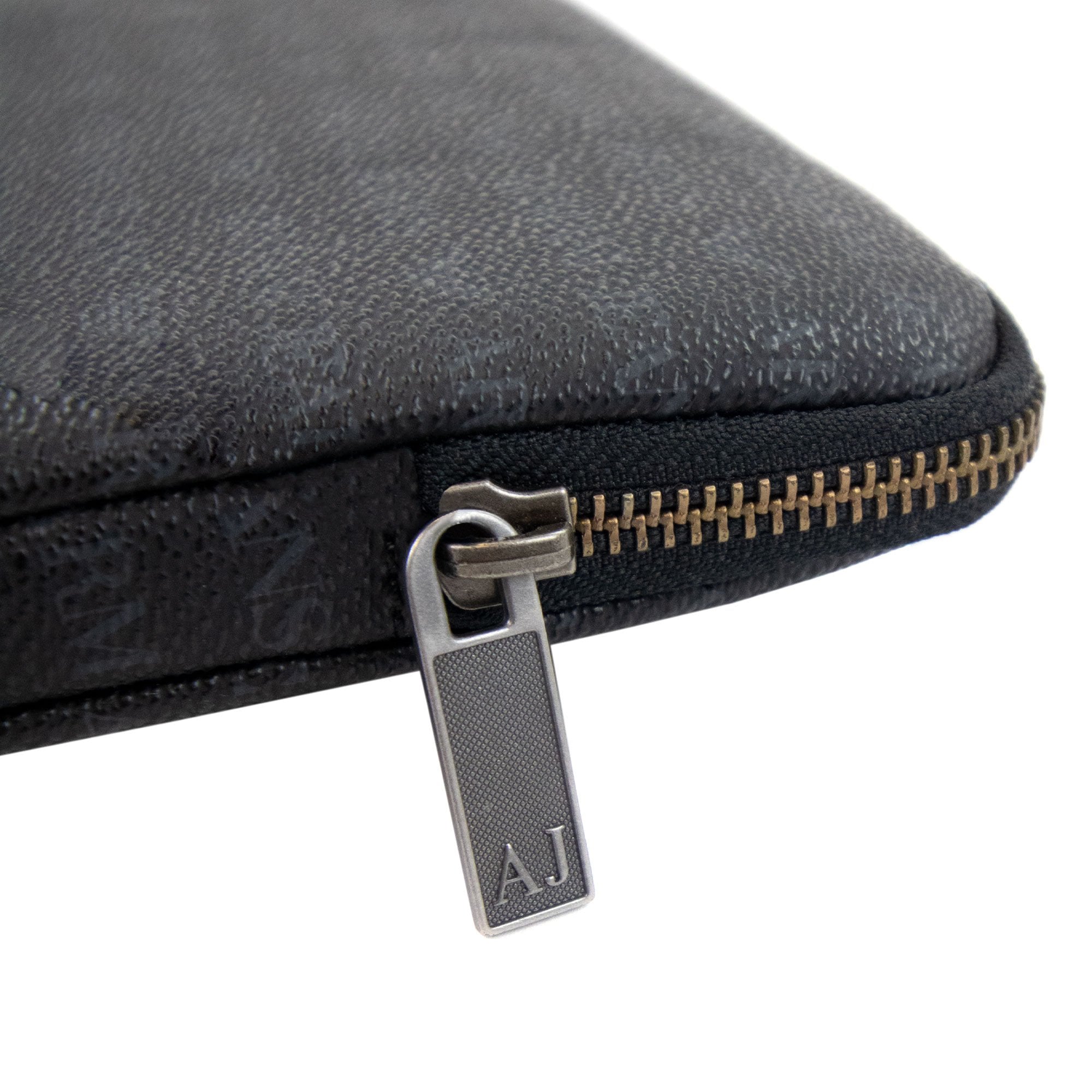 Armani Jeans Aj Print Logo Tablet Bag Black