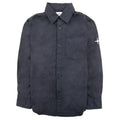 Stone Island Junior Arm Patch Classic Shirt Navy V0020