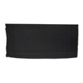 Fendi Ff Logo Frayed Lightweight Scarf Black