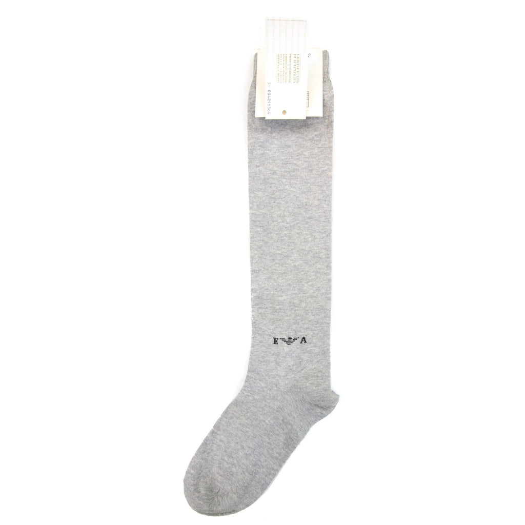Emporio Armani Logo Cotton Socks Grey