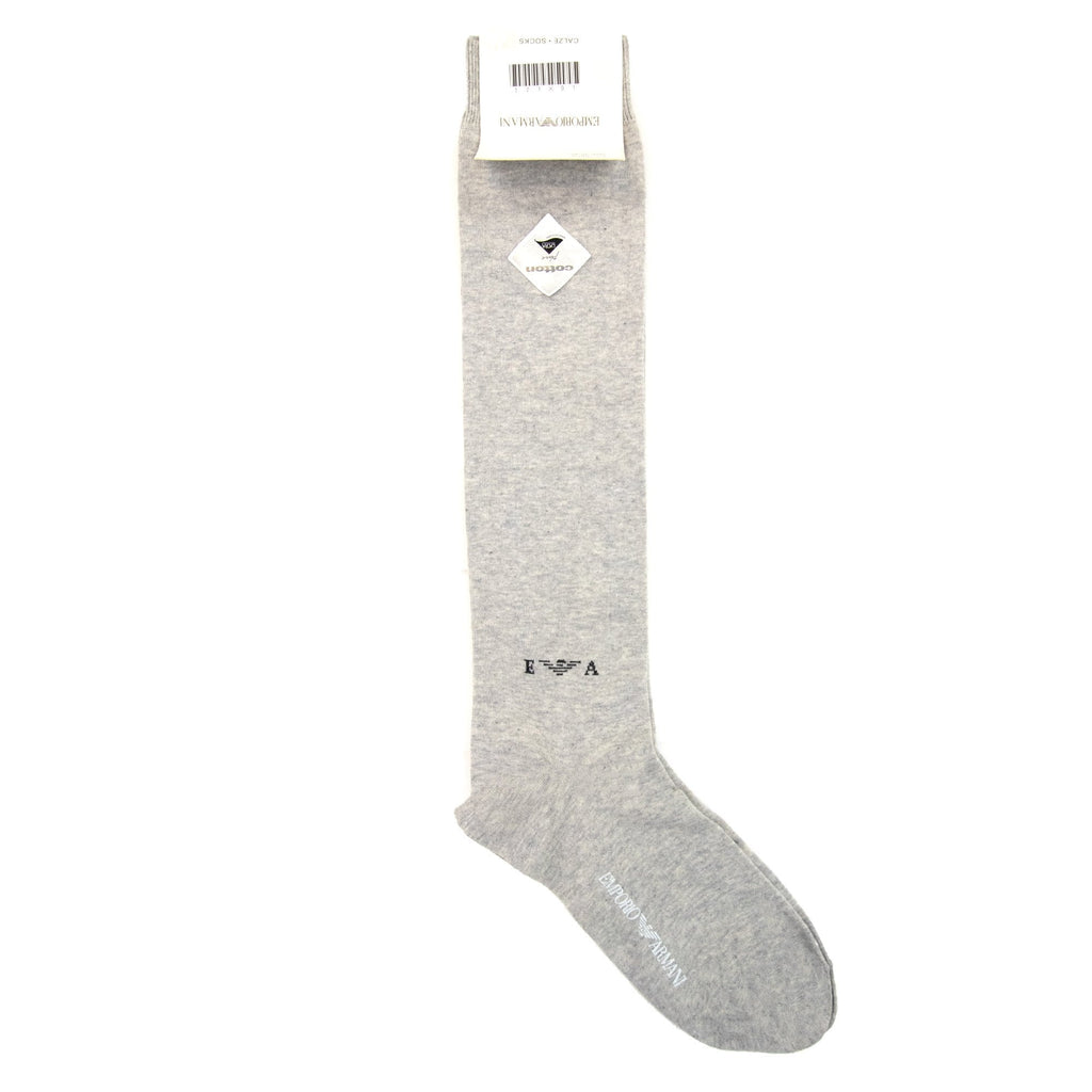 Emporio Armani Logo Cotton Socks Grey