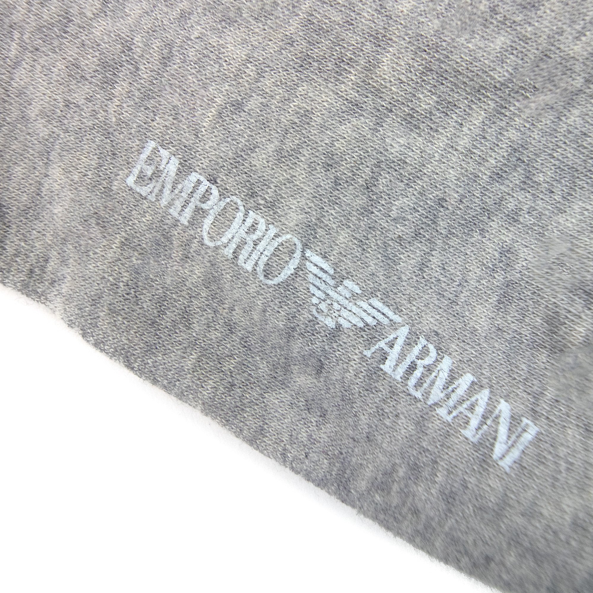 Emporio Armani Logo Cotton Socks Grey