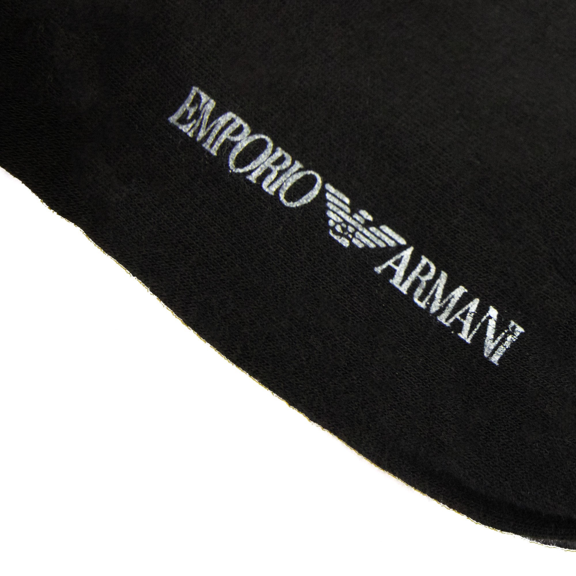 Emporio Armani Logo Cotton Socks Black