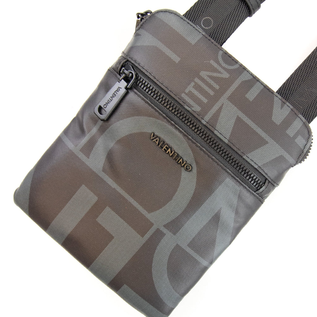 Valentino Leandro Logo Cross Body Bag Nero Grigio