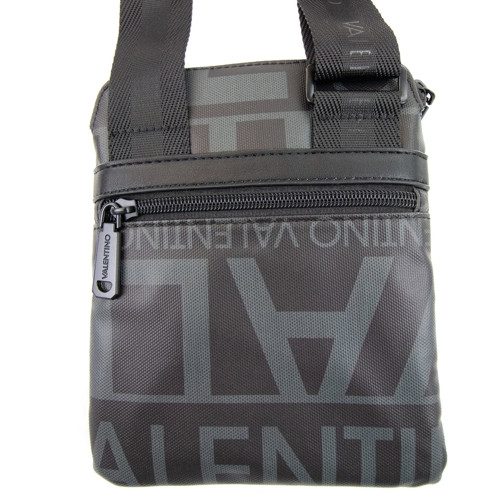 Valentino Leandro Logo Cross Body Bag Nero Grigio