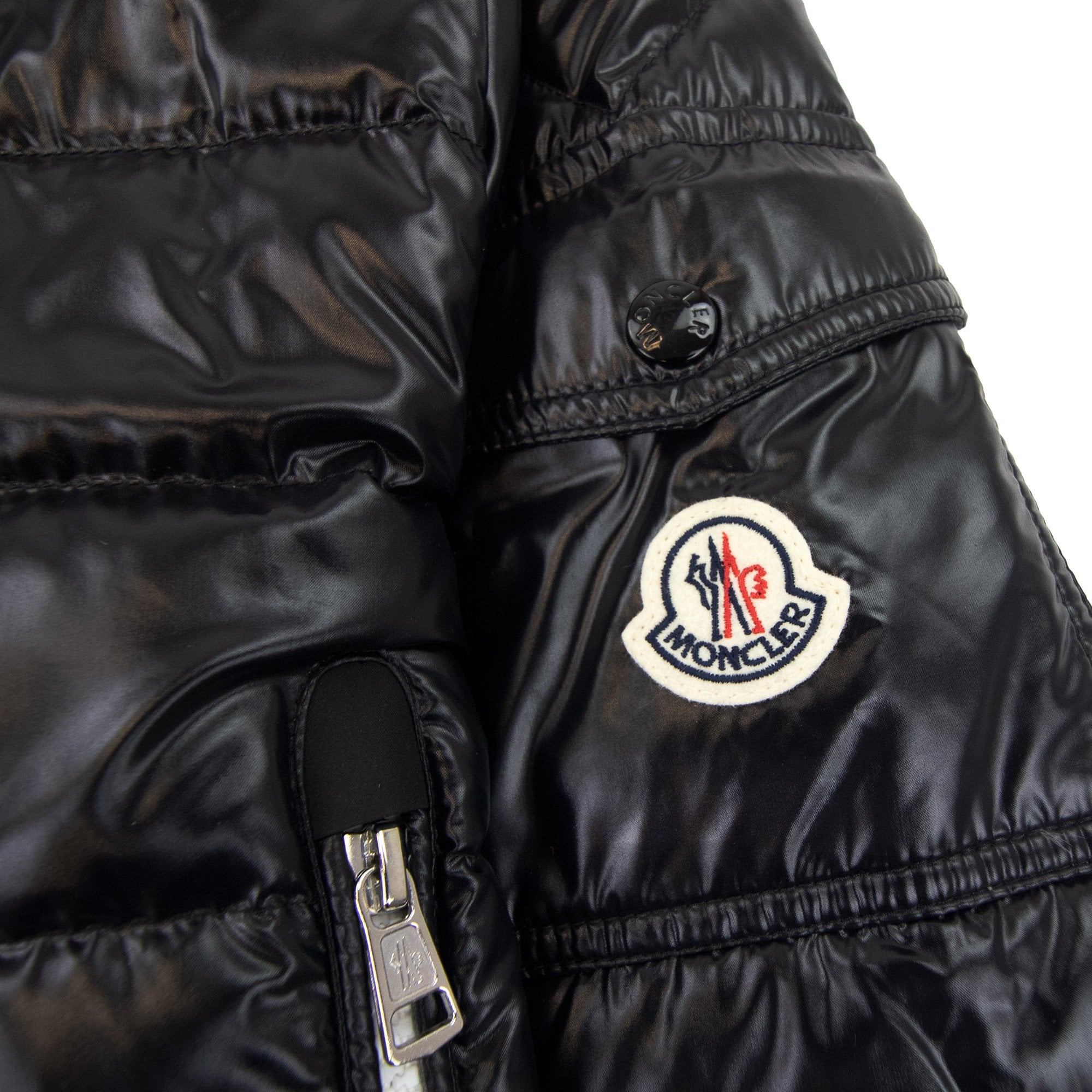 Moncler Galion Short Down Jacket Black 999