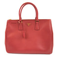 Prada Galleria Saffiano Leather Large Bag Red