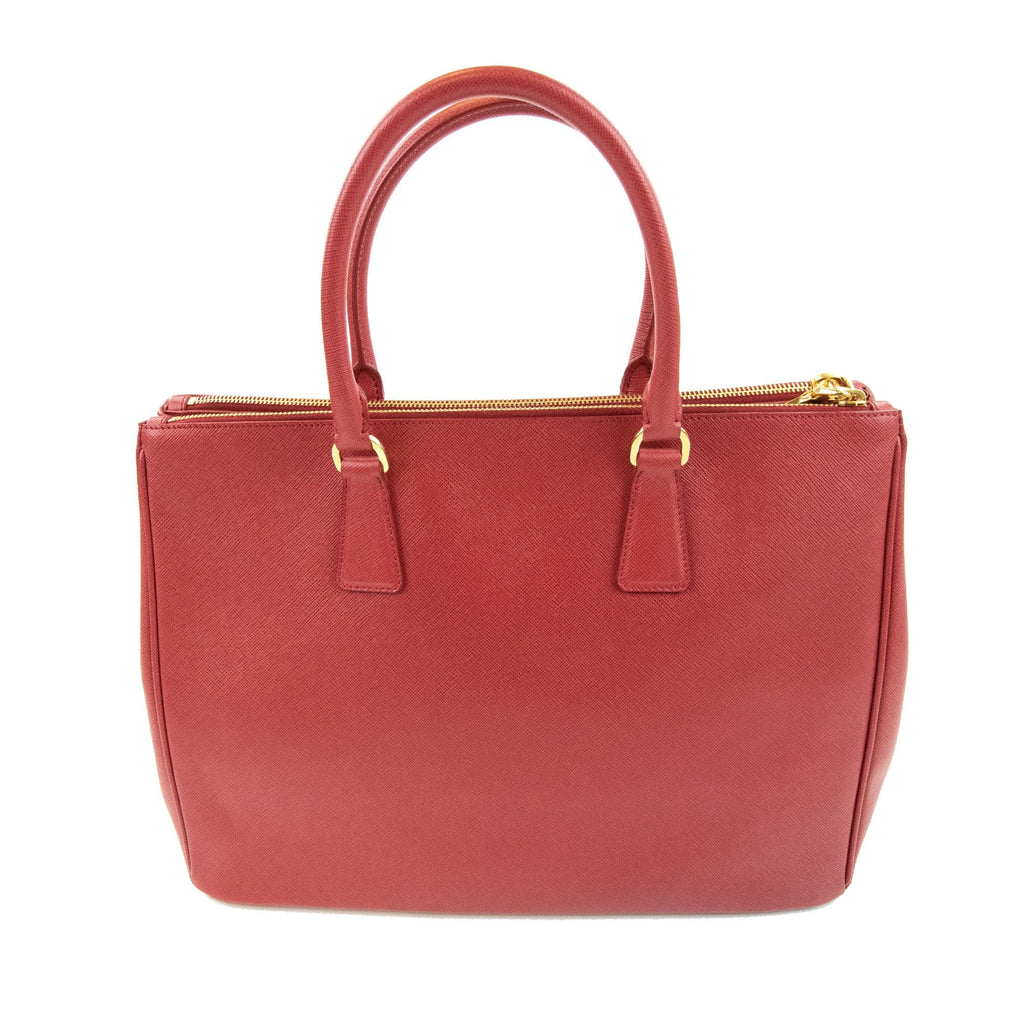 Prada Galleria Saffiano Leather Large Bag Red