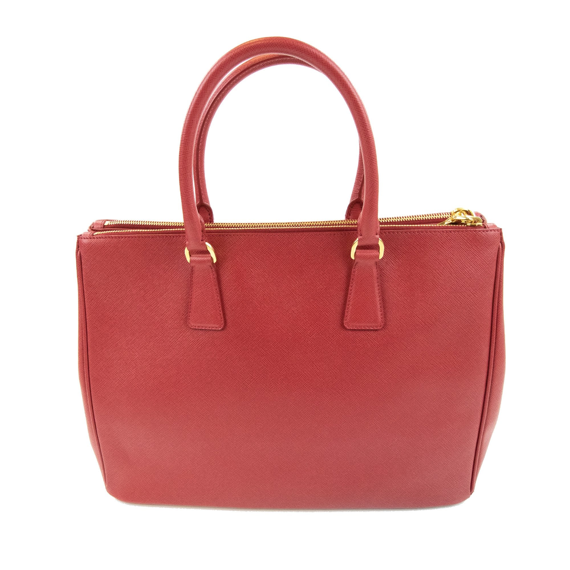 Prada Galleria Saffiano Leather Large Bag Red