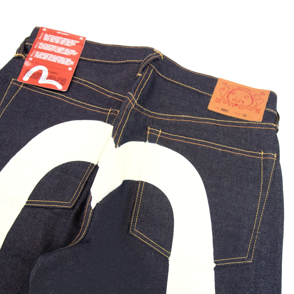 Evisu Seagull Painted Daicock Jean Dark Navy