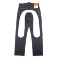 Evisu Seagull Painted Straight Leg Jean Dark Blue