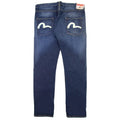 Evisu Seagull Print Denim Jeans Dark Blue